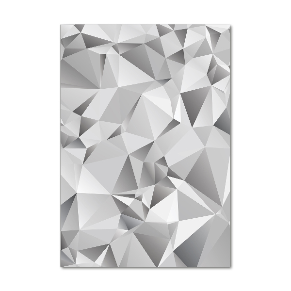 Cuadro de vidrio templado 4mm para pared vertical Abstracción 3D