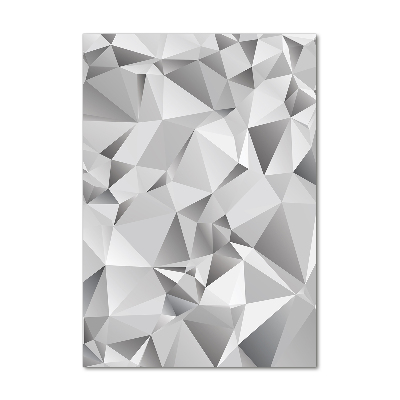 Cuadro de vidrio templado 4mm para pared vertical Abstracción 3D