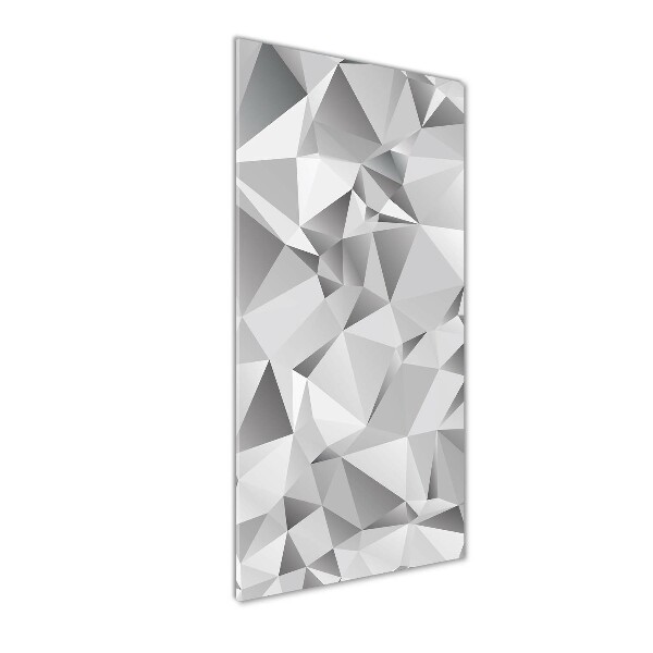 Cuadro de vidrio templado 4mm para pared vertical Abstracción 3D