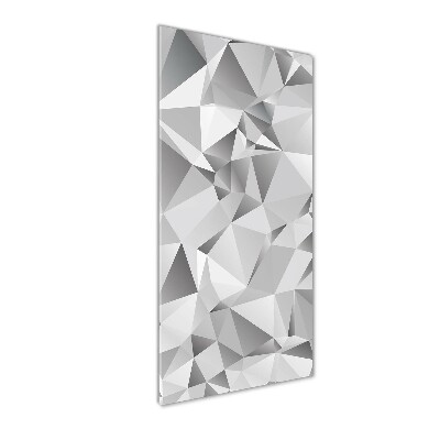 Cuadro de vidrio templado 4mm para pared vertical Abstracción 3D