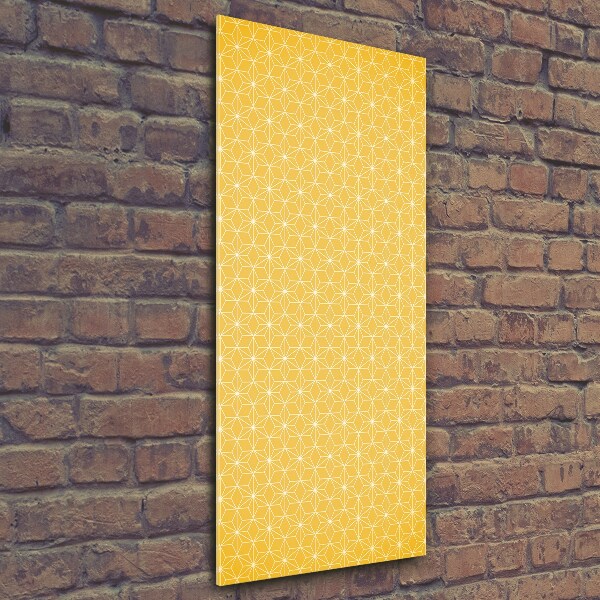 Fotocuadro de cristal elegante para hogar vertical Estrellas