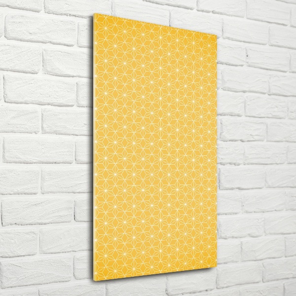 Fotocuadro de cristal elegante para hogar vertical Estrellas