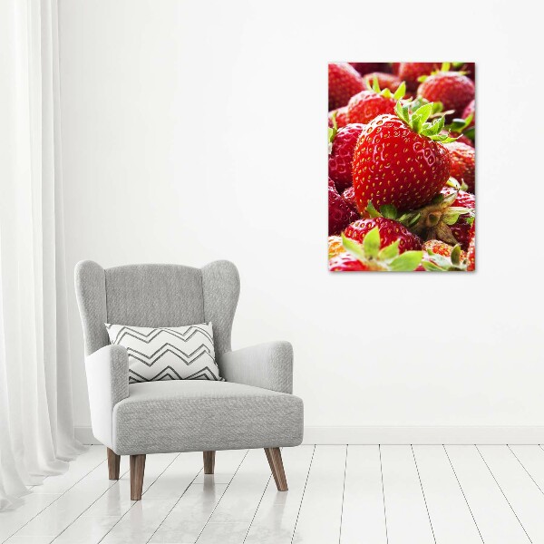 Cuadro decorativo en cristal con canto pulido vertical fresas