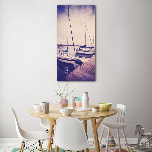 Fotocuadro de cristal elegante para hogar vertical Yates