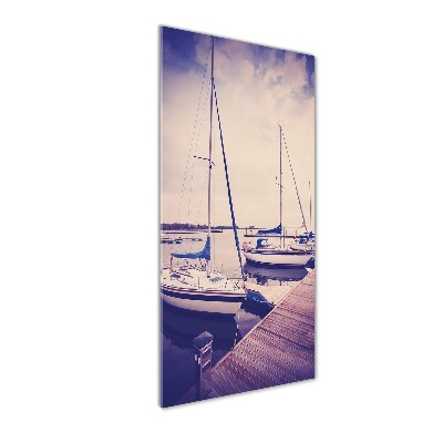 Fotocuadro de cristal elegante para hogar vertical Yates