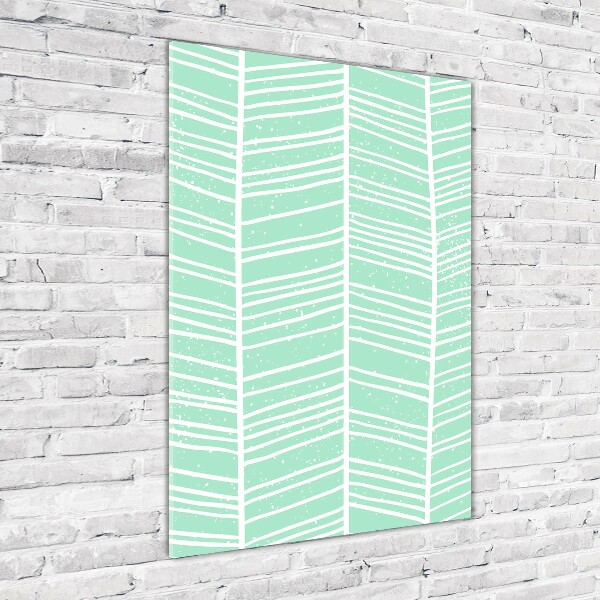 Foto obraz szkło hartowane pionowy Jodełka wzór