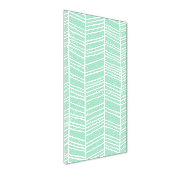 Foto obraz szkło hartowane pionowy Jodełka wzór