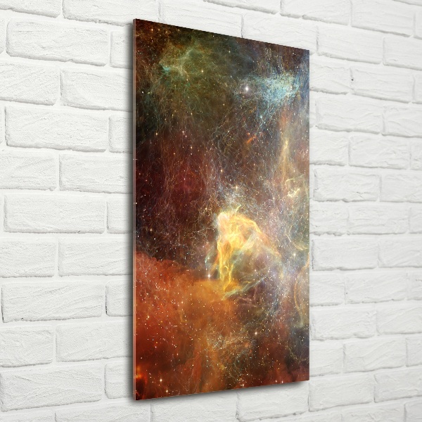 Cuadro de vidrio templado 4mm para pared vertical Cosmos