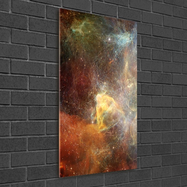 Cuadro de vidrio templado 4mm para pared vertical Cosmos