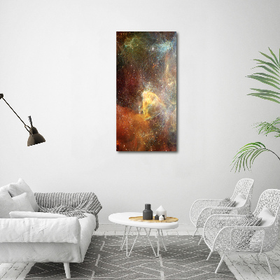 Cuadro de vidrio templado 4mm para pared vertical Cosmos