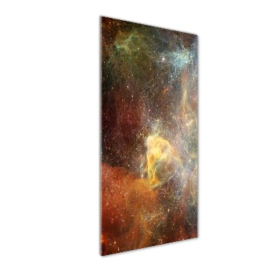 Cuadro de vidrio templado 4mm para pared vertical Cosmos