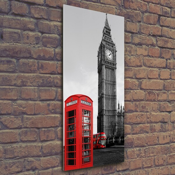 Fotocuadro de cristal elegante para hogar vertical Big Ben de Londres