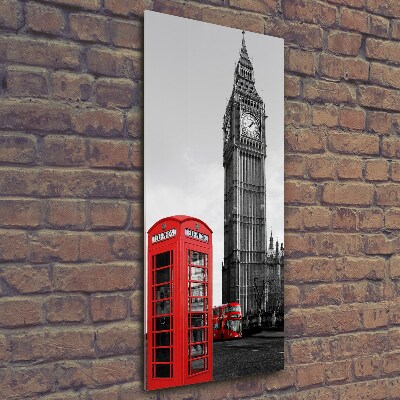 Fotocuadro de cristal elegante para hogar vertical Big Ben de Londres