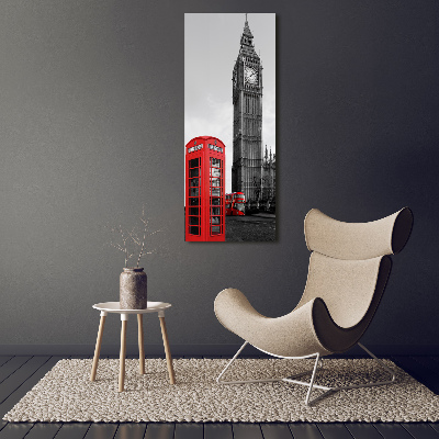 Fotocuadro de cristal elegante para hogar vertical Big Ben de Londres