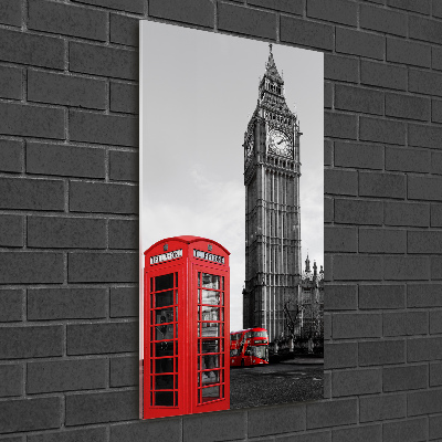 Fotocuadro de cristal elegante para hogar vertical Big Ben de Londres