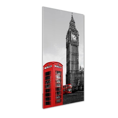 Fotocuadro de cristal elegante para hogar vertical Big Ben de Londres