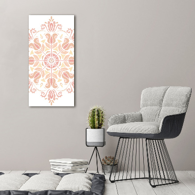 Cuadro de vidrio templado 4mm para pared vertical Patrón oriental