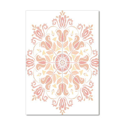 Cuadro de vidrio templado 4mm para pared vertical Patrón oriental