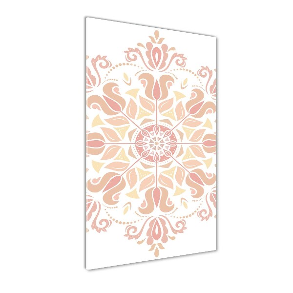 Cuadro de vidrio templado 4mm para pared vertical Patrón oriental