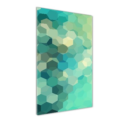 Cuadro de vidrio templado 4mm para pared vertical Fondo abstracto