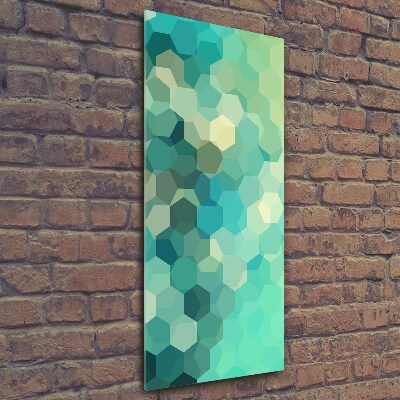 Cuadro de vidrio templado 4mm para pared vertical Fondo abstracto