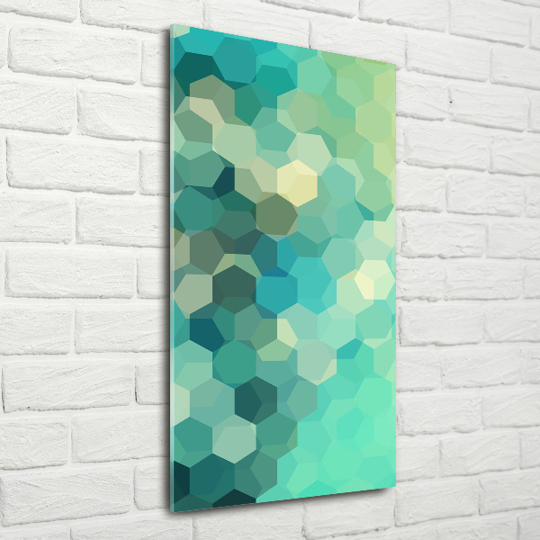 Cuadro de vidrio templado 4mm para pared vertical Fondo abstracto