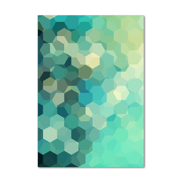 Cuadro de vidrio templado 4mm para pared vertical Fondo abstracto