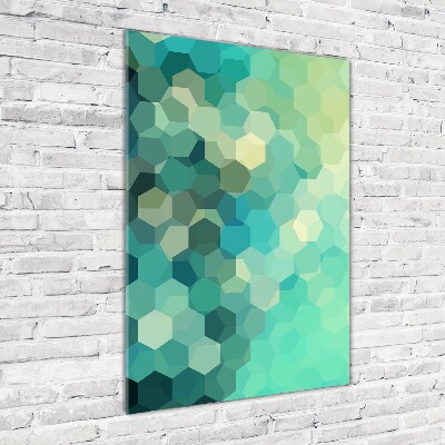 Cuadro de vidrio templado 4mm para pared vertical Fondo abstracto