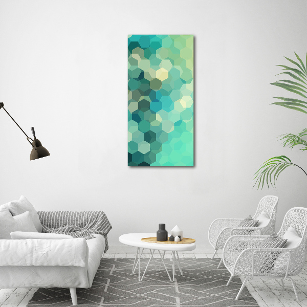 Cuadro de vidrio templado 4mm para pared vertical Fondo abstracto