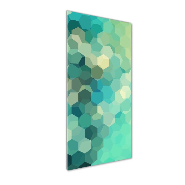 Cuadro de vidrio templado 4mm para pared vertical Fondo abstracto