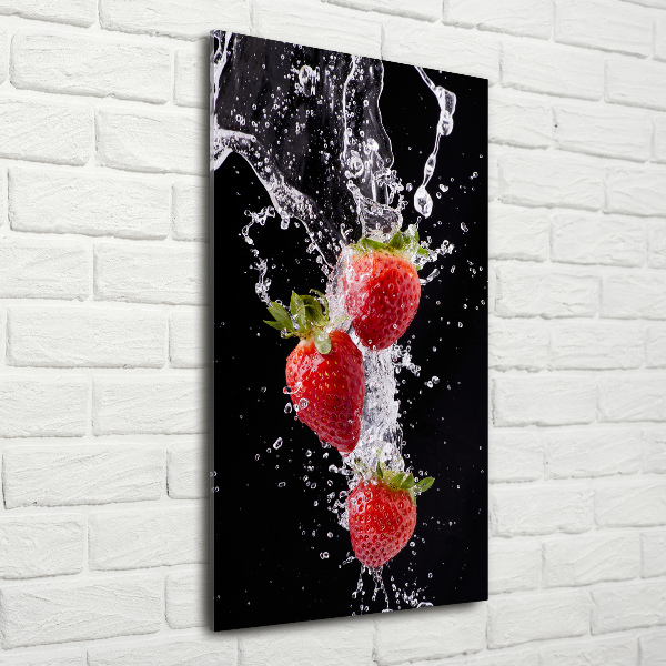 Cuadro de vidrio templado 4mm para pared vertical fresas