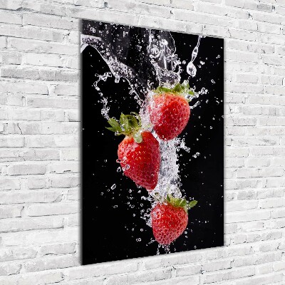 Cuadro de vidrio templado 4mm para pared vertical fresas