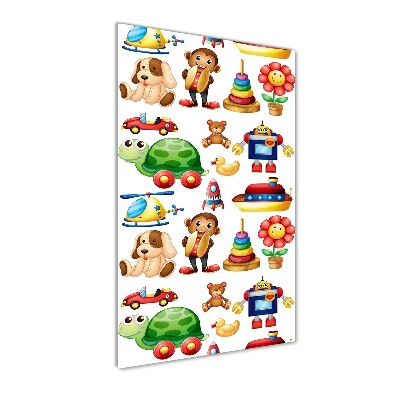 Cuadro de vidrio templado 4mm para pared vertical Juguetes