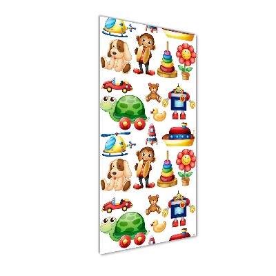 Cuadro de vidrio templado 4mm para pared vertical Juguetes