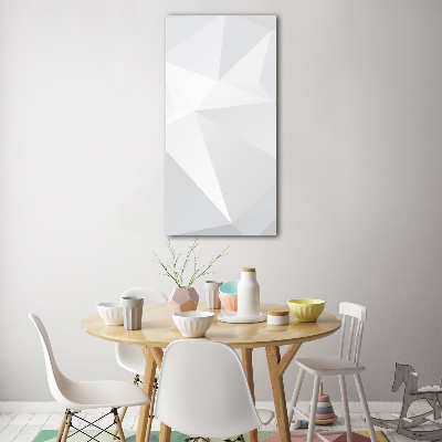 Fotocuadro de cristal elegante para hogar vertical Fondo abstracto