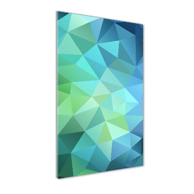 Cuadro de cristal moderno efecto brillo vertical Fondo abstracto