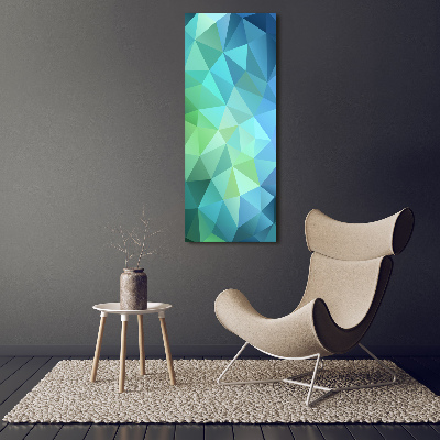 Cuadro de cristal moderno efecto brillo vertical Fondo abstracto