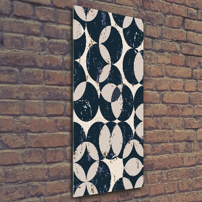 Foto obraz szklany pionowy Geometryczne tło