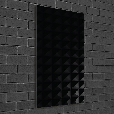 Cuadro de vidrio templado 4mm para pared vertical Fondo abstracto