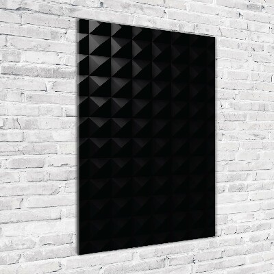 Cuadro de vidrio templado 4mm para pared vertical Fondo abstracto