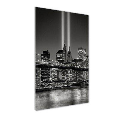 Cuadro de vidrio templado 4mm para pared vertical Manhattan Nueva York