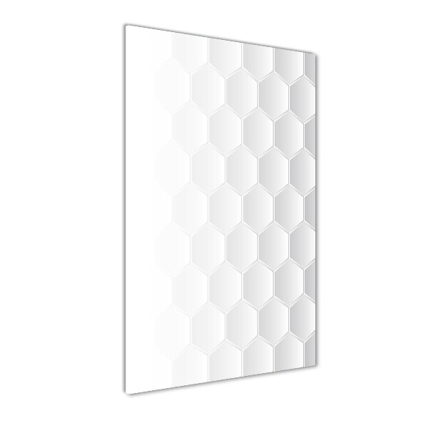 Cuadro de cristal moderno efecto brillo vertical Fondo geométrico