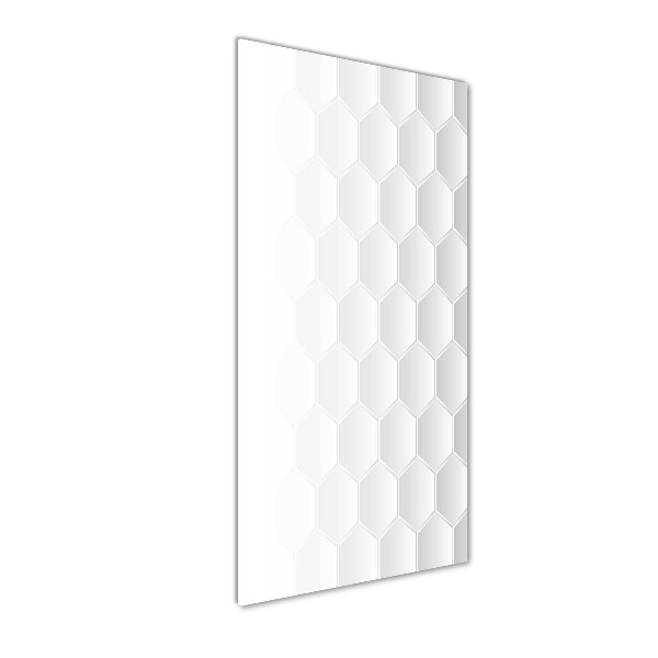 Cuadro de cristal moderno efecto brillo vertical Fondo geométrico