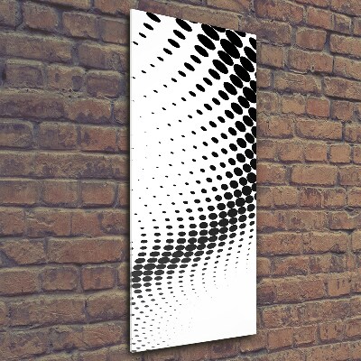 Fotocuadro de cristal elegante para hogar vertical Fondo geométrico