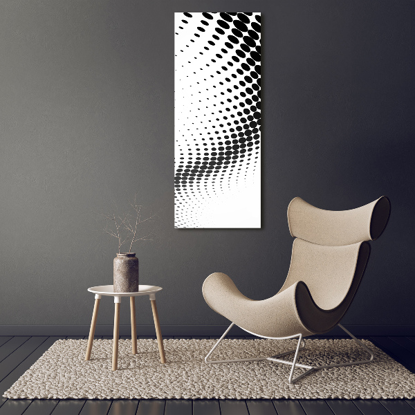 Fotocuadro de cristal elegante para hogar vertical Fondo geométrico