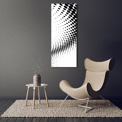 Fotocuadro de cristal elegante para hogar vertical Fondo geométrico