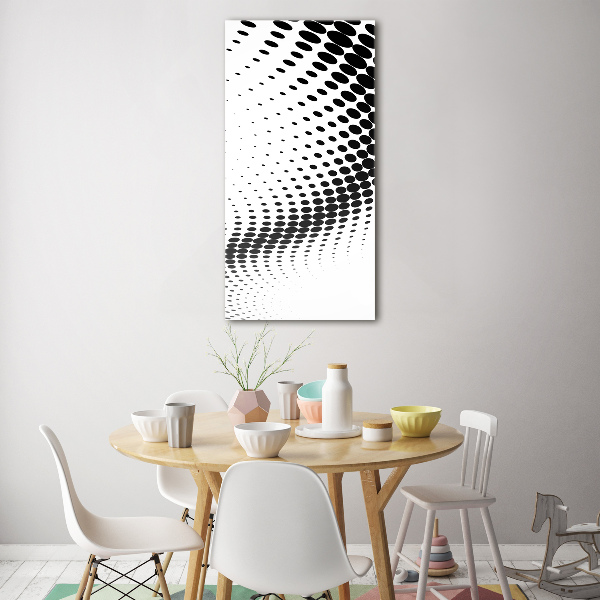 Fotocuadro de cristal elegante para hogar vertical Fondo geométrico