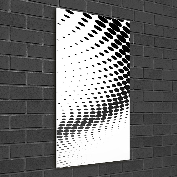 Fotocuadro de cristal elegante para hogar vertical Fondo geométrico