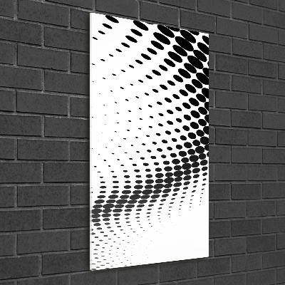 Fotocuadro de cristal elegante para hogar vertical Fondo geométrico