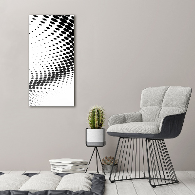 Fotocuadro de cristal elegante para hogar vertical Fondo geométrico